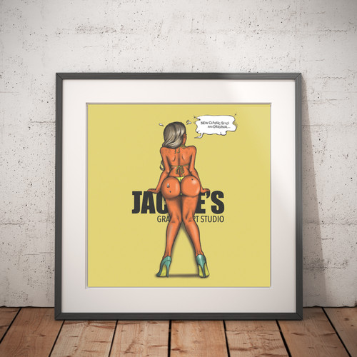 " Booty Pop " Ink-Jet Poster 30×30(cm) [Lot.KDA-009]