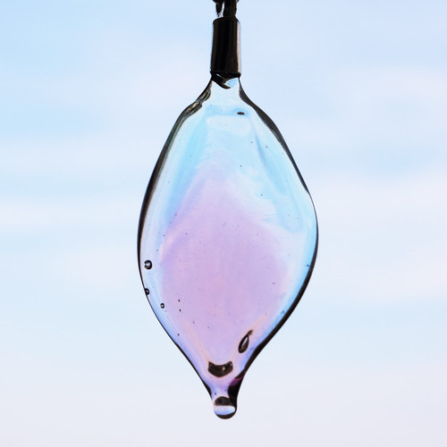 玻璃の花びら<水蘇芳> 玻璃の花びら<水蘇芳>