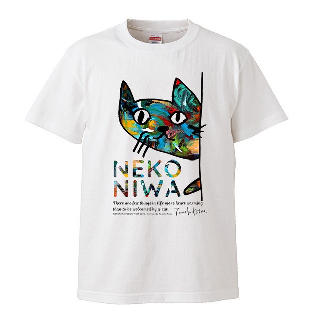 猫庭Tシャツ +TOMOKO KATOU model ■planeetta 送料無料‼
