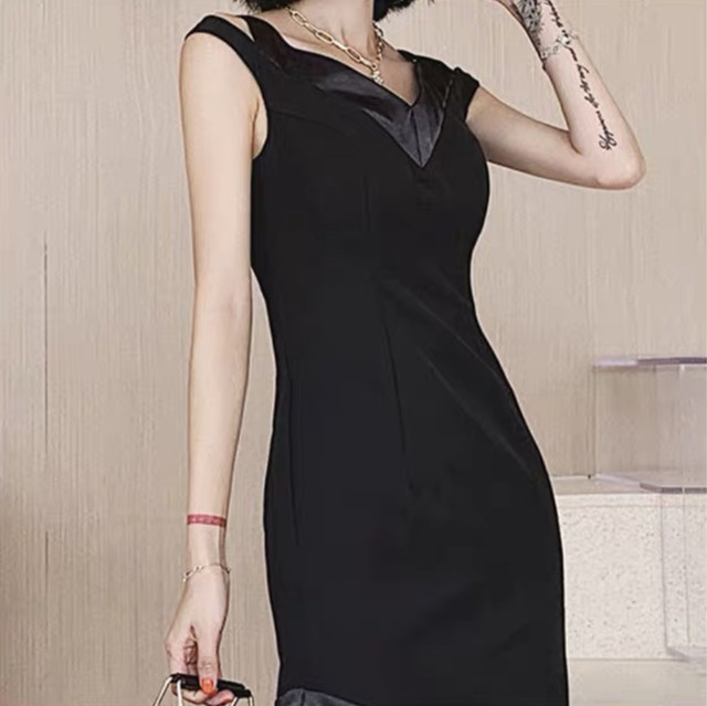 Shoulder Slit Midi Dress M1031 パーティードレス ロングドレス イブニングドレス フォーマルドレス ブラックドレス 結婚式 二次会 二次会ドレス 結婚式ドレス 演奏会用ドレス ナイトドレス イブニングドレス 謝恩会 食事会 女子会 ドレス お呼ばれ 女子会コーデ