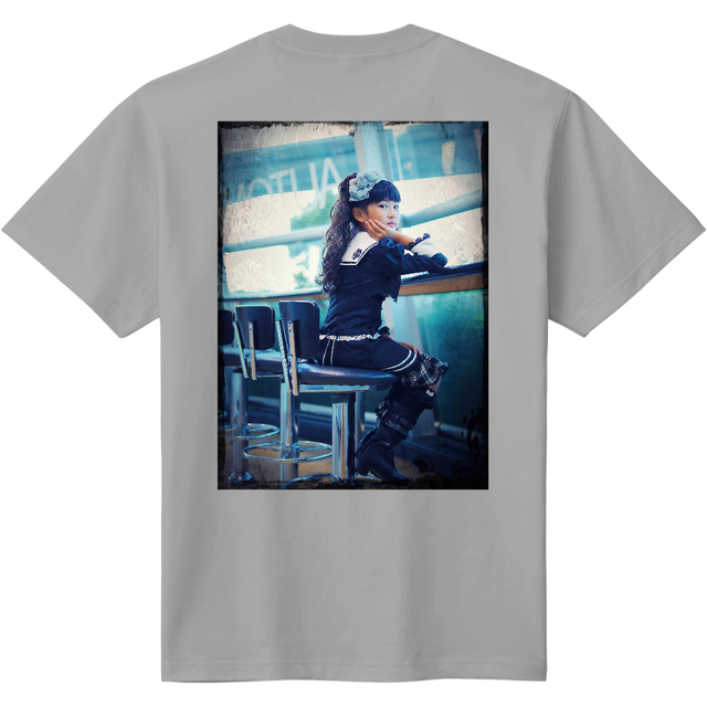 Hideki Kuga 撮影tシャツ 杢グレー バックプリント 受注生産品 国内工場直送 送料無料 Kugaproshop