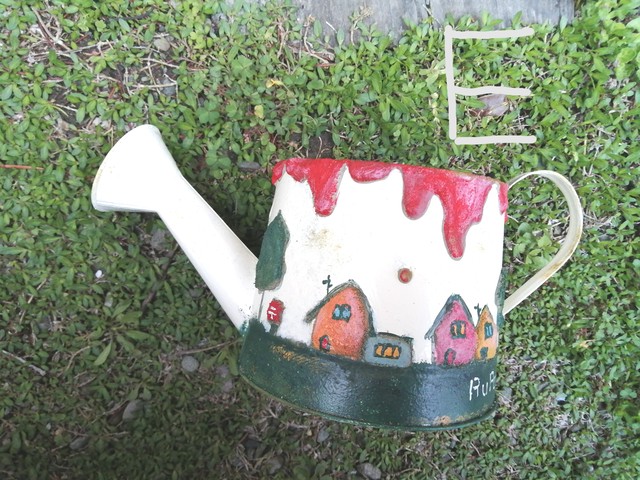 モルタルジョウロ鉢 手作り Rupo 多肉植物専門店