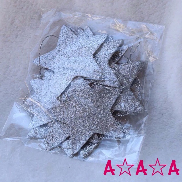 送料無料 星のインテリア雑貨 子供部屋 キャノピーに シルバー 3stars Baby 全商品即納