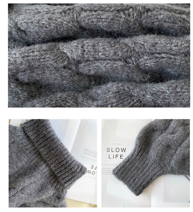 ニット 秋 ニット レディース ケーブル編み トップス レディース ケーブル編みニット ドルマンスリーブ タートルネック セーター タートルネック 秋 ニットセーター 秋冬 Nts 009 ふくふくの木