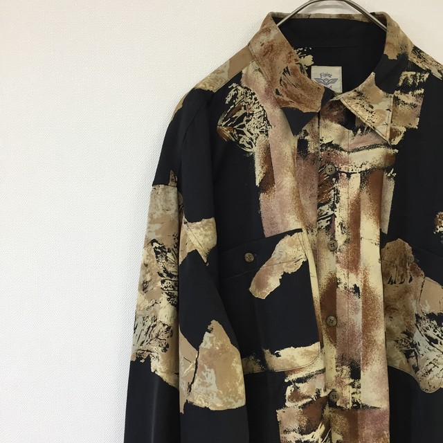 ヴィンテージ メンズ Flying Collar 柄シャツ Andhighvintage