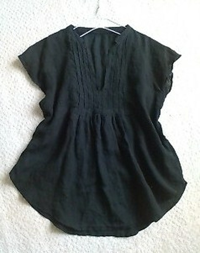 Sb 87 クローバーサイズ スキッパー ピンタックチュニック パターン屋さん お洋服の型紙のお店