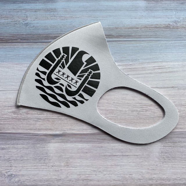 タヒチ国旗マスク Craft Accessory Lealea