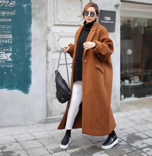 一部即納 オーバーサイズ ボリューム袖 超ロング丈 マキシ丈 コート チェスターコート ロングコート マキシコート 大きいサイズ コート バックスリット ブラウン ブラック キャメル 体型カバー 1190 Sayurio レディースアパレル ファッション プチプラ アラサー