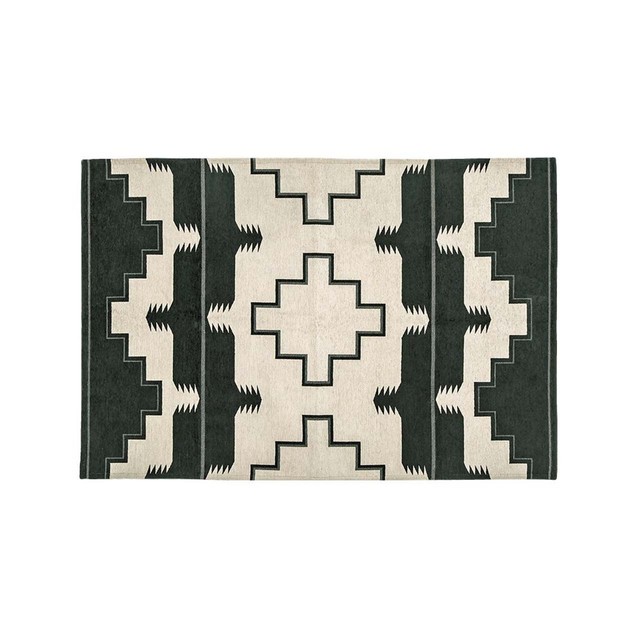 RugRu|NATIVE RUG -BLACK-