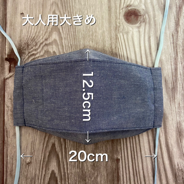 箱型マスク ハイビスカス 普通サイズ 大臣風 Wildberryの布小物