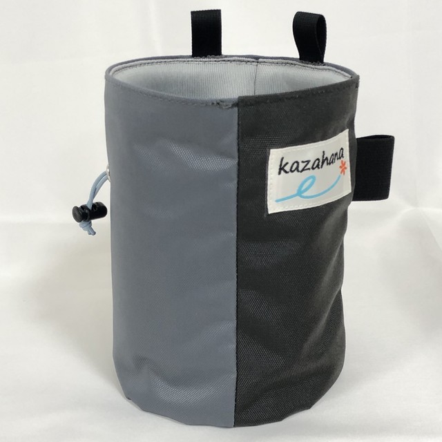 Kazahanaチョークバッグ グレー ダークグレー Kazahana Climbing Packs