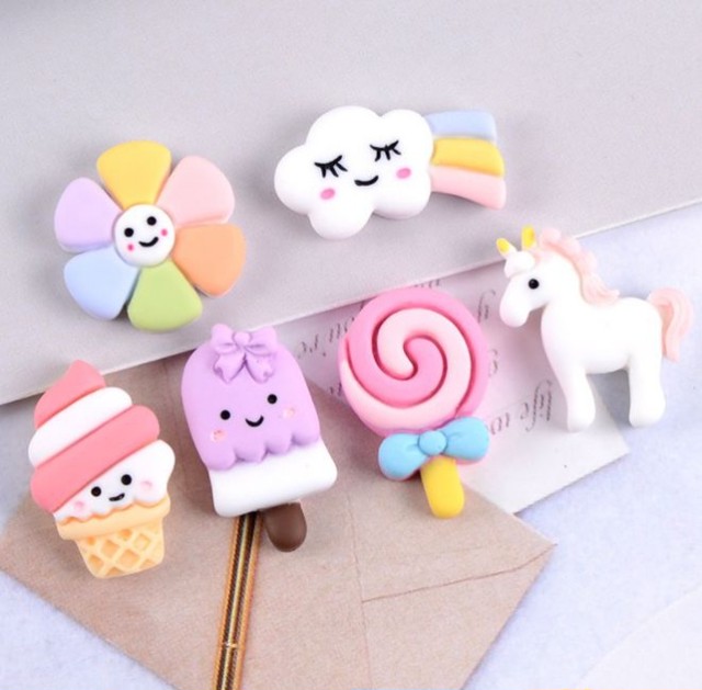 夢かわいい虹 雲 天使の羽 パーツブランチショップ