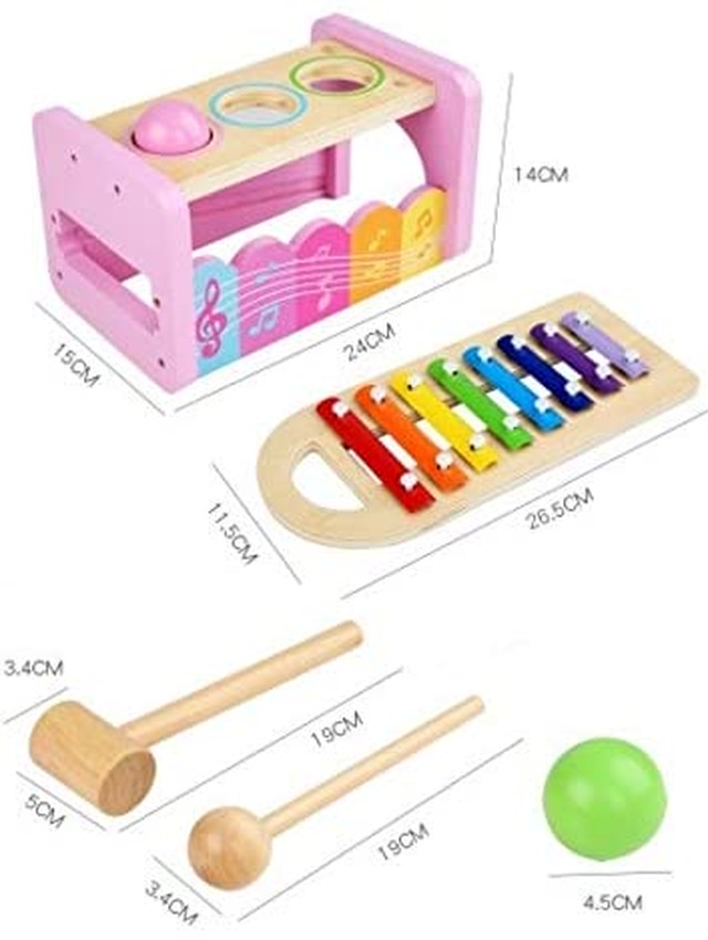 Jpcs Smiim 鉄琴 おもちゃ 音楽 子供 パーカッション セット 赤ちゃん おもちゃ 早期開発 知育玩具 男の子 女の子 誕生日プレゼント オクターブ ノッキング ピアノ 多機能 楽器おもちゃ 水色 Az Japan Classic Store