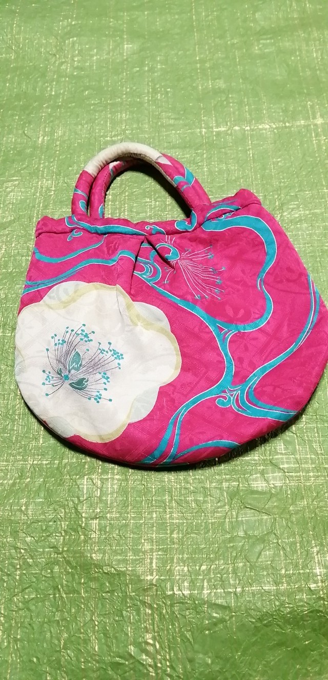 No32 バッグ アンティーク着物の手作りバッグ 別嬪べっぴん Kimono 着物販売