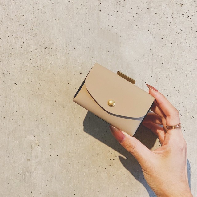enrich everyday × com-ono TINY Wallet/GREIGE × BROWN(グレージュ × ブラウン)
