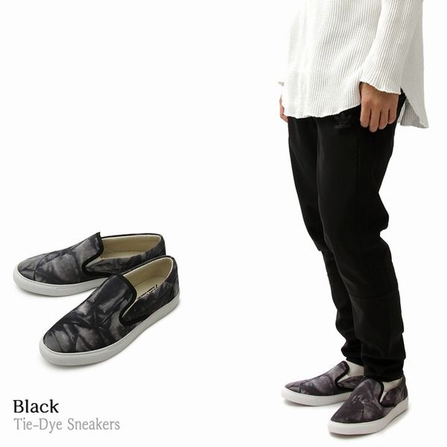 スリッポン メンズシューズ 紳士靴 メンズファッション 靴 タイダイ スニーカー ダイダイ染め 存在感のある 春夏らしい足元 清涼感 春 夏 3010 Tre Fiore