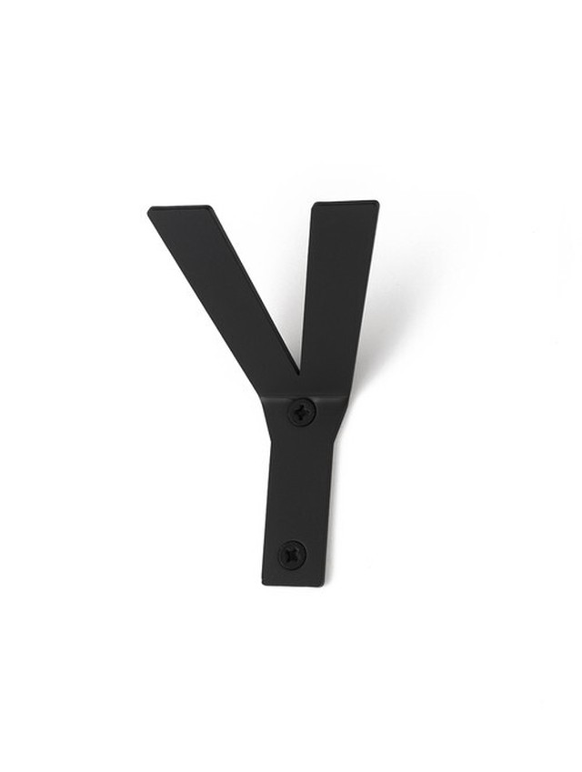 Letter Hook Y フック 壁掛け サイン 英文字 アルファベット Ihana Design イハナデザイン