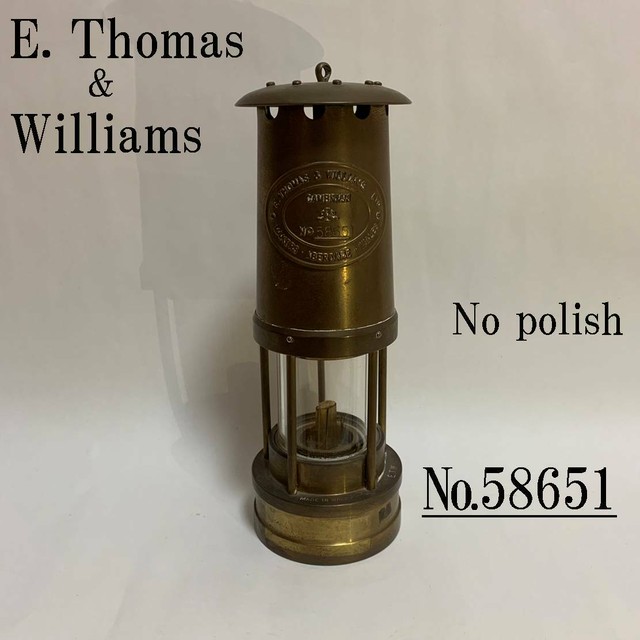 売切れ】№58651 磨きなしver. e.thomas & williams LTD ABERDARE 真鍮 ...