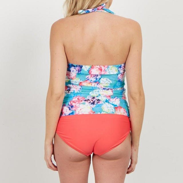 マタニティー タンキニ 水着 ビキニ ホルターネック 妊婦 California Express