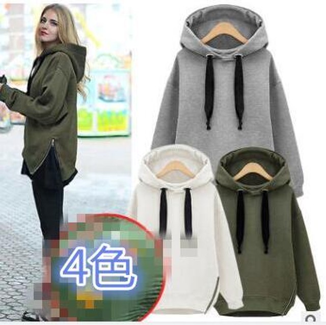 フード付裏起毛ロングパーカー レディース 大きいサイズ q 椿屋ladys本舗大きいサイズの店