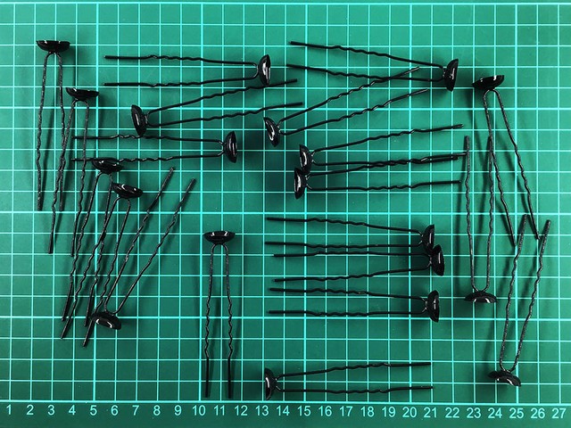 送料無料 かんざし パーツ ブラック 個 お椀型台座付 簪 ヘアアクセサリー ハンドメイド パーツ Ap1358 Soncunx