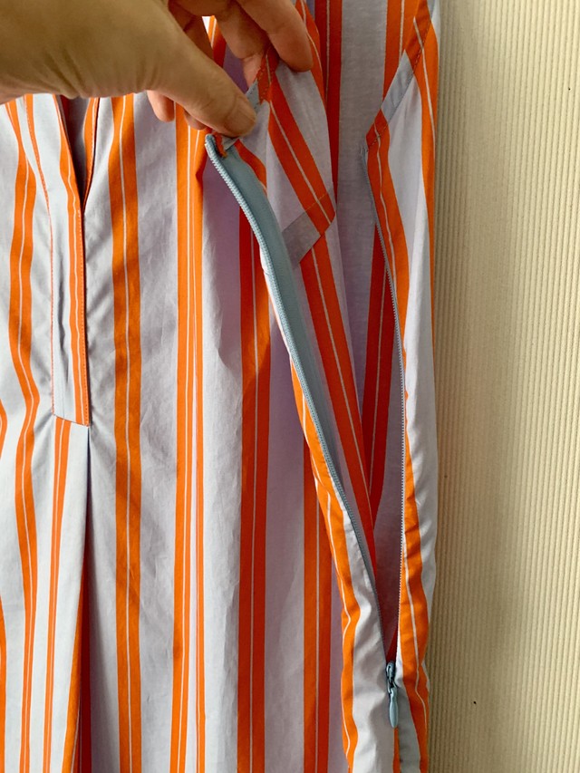 Rosso35 ロッソ35 サマーオレンジストライプワンピース 910 993 心斎橋フクハラ