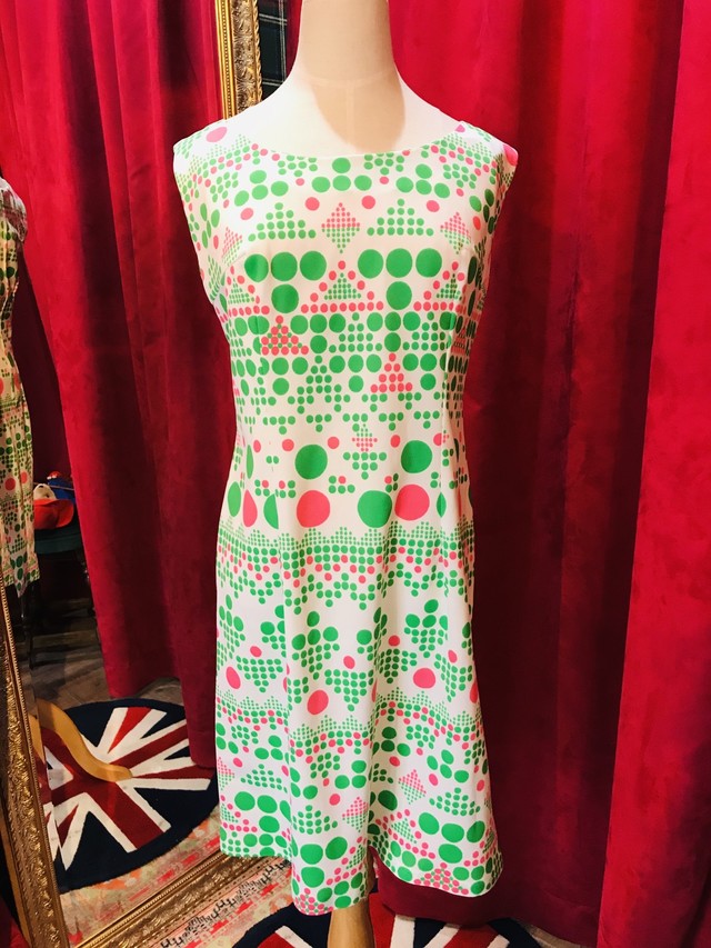 英国60 ｓ Vintage ワンピース デッドストック More Tea Vicar