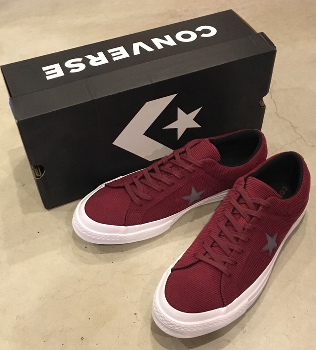 Converse One Star Corduroy Dark Burgundy コンバース ワンスター コーデュロイ バーガンディ Trunk 23