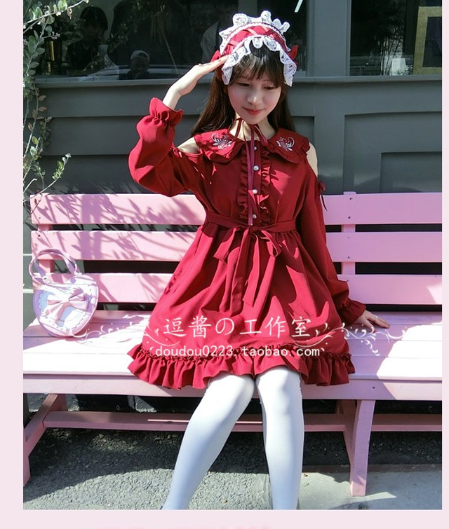 入荷しました オフショル スリーブ ロリ ワンピース ゆめかわ専門店poticuu ぽちきゅう