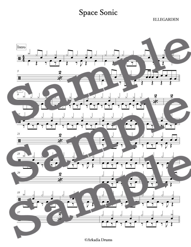 高架線 Ellegarden Arkadia Drums