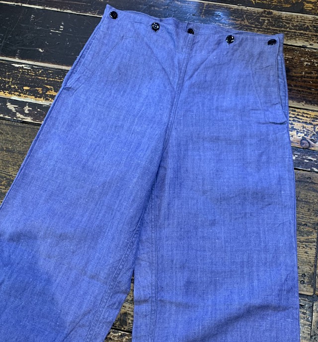 50 S 60 S French Navy ラミーセーラーパンツ 32 Desert Snow Chiba