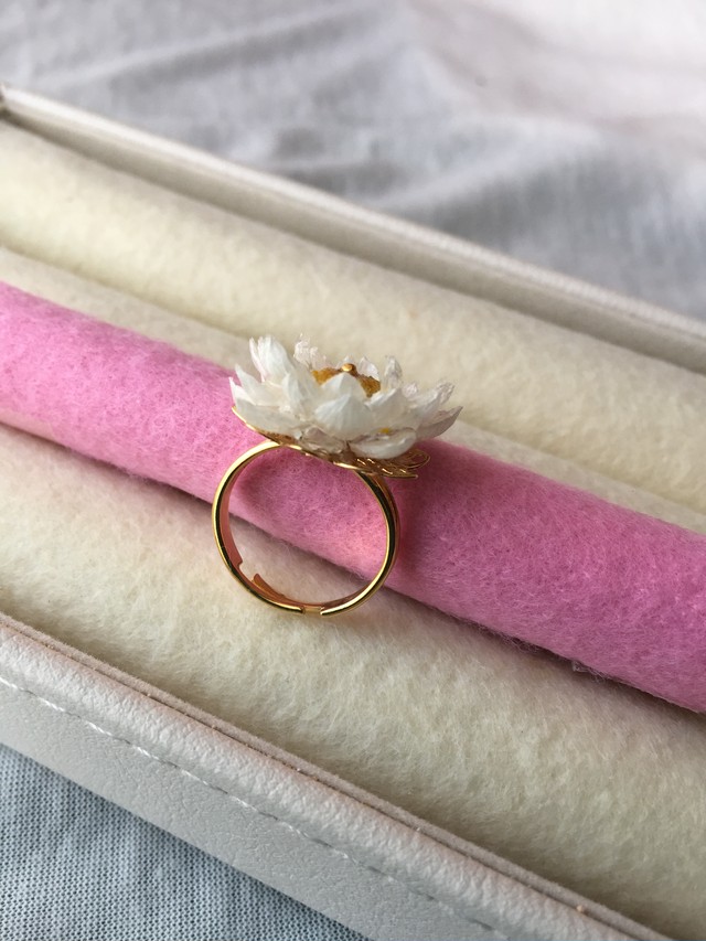 花かんざしの花リング レジンとお花を使ったピアスのお店アトリエ花asobi