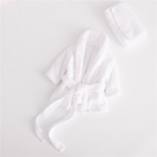 ベビー 赤ちゃん キッズ 撮影 グッズ 道具 バスローブ 可愛い 2色 人気 2点セット Dyh海外子供用品