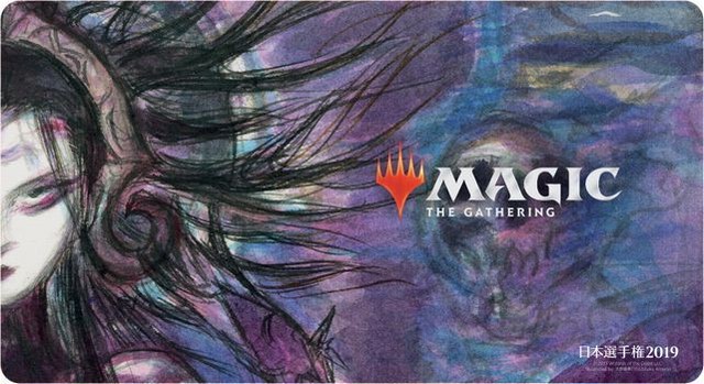国別選手権19 日本 プレイマット 日本オリジナルアート 戦慄衆の将軍 リリアナ P1035 Mtgshop 狛犬komasan