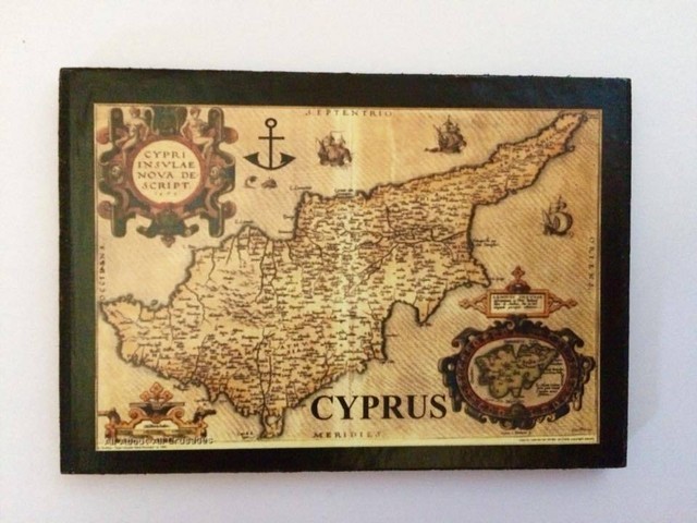 マグネット キプロス島 地図 世界の雑貨 セレクトショップ ペイズリー