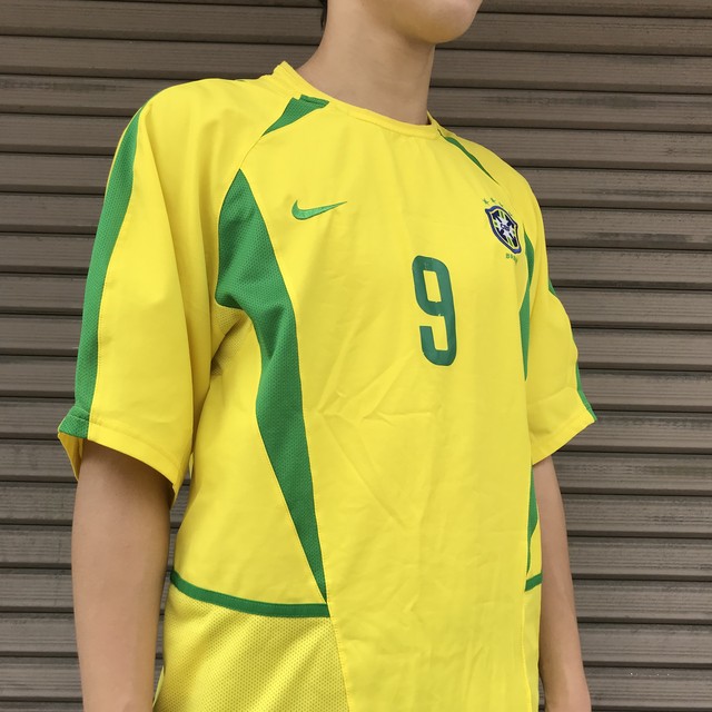 02 03 S Nike Football Shirt ブラジル代表 ロナウド 古着屋 O Well