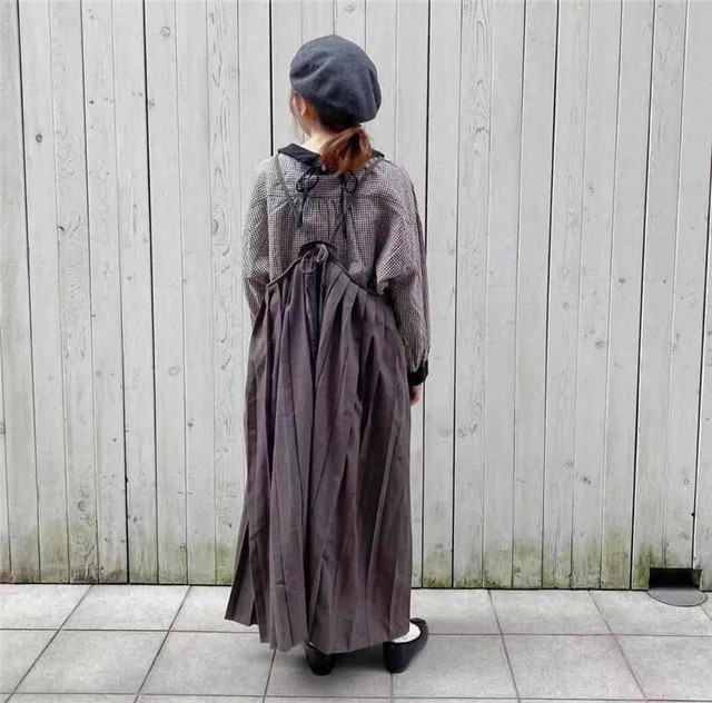 おしゃれナチュラル 無地 プリーツ ワンピース レイヤードスタイル ワンピース レディース 厚地 暖かい ミモレ丈 ロング スカート プリーツスカート ワンピ プリーツ フレア エレガント キュート 大人可愛い シック 韓国ファッション 春 秋 代 30代 40代 送料無料