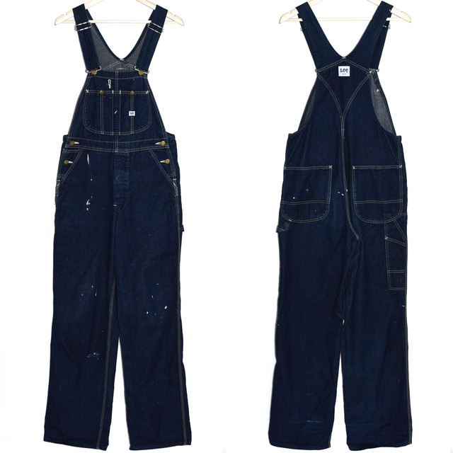 Lee paint custom denim overall