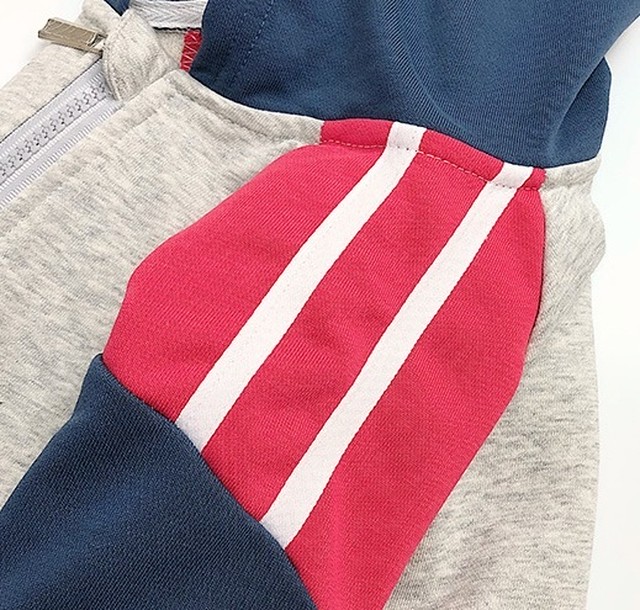 Huzh0079 男の子 長袖パーカー ボトムス セットアップ ライン入り レッド 韓国 子供服 男の子 セットアップ 子供服 男の子 ズボン Choa2 Closet