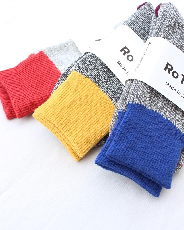 Rototo ロトト Double Face Socks Silk Cotton ダブルフェイス ソックス シルク コットン Terrace