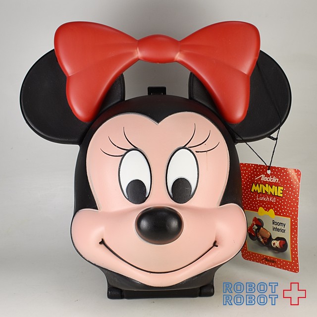ミニーマウスの顔のカタチのランチボックス Aladdin Robotrobot