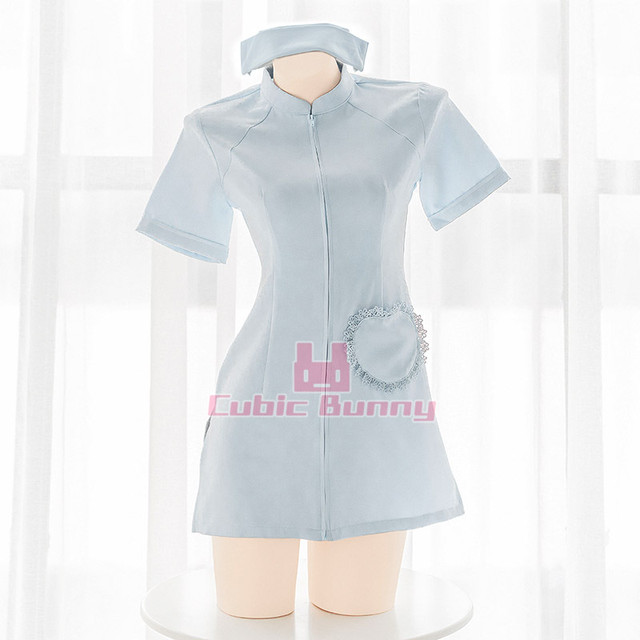 スリムショートナースワンピース 七了个三 73 コスプレ Cubicbunny スリムショートナースワンピース 七了个三 73 コスプレ Cubicbunny