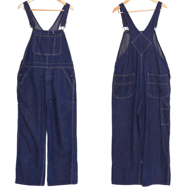 70's vtg Unknown denim overall