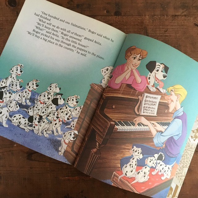 ヴィンテージ 洋書 絵本 101 Dalmatians 101匹わんちゃん ゴールデンブック 英語 E Vintage ヴィンテージ 洋書 雑貨のお店