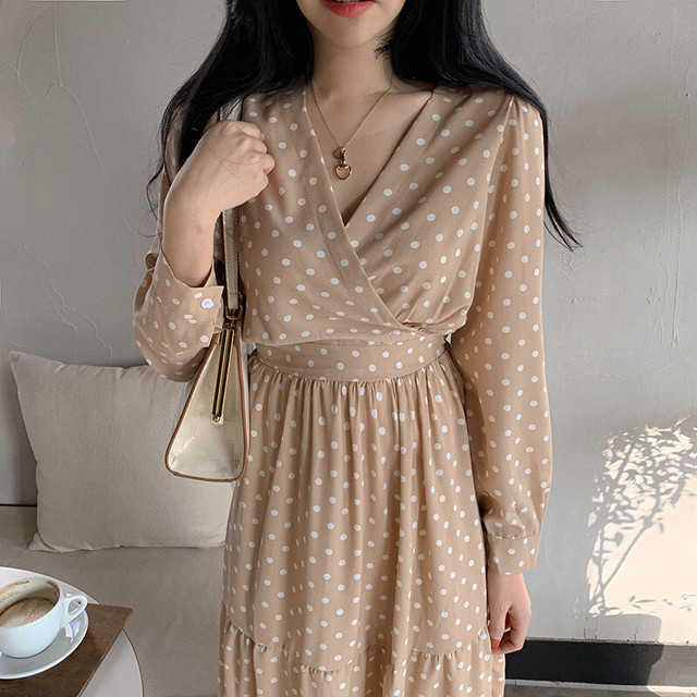 ドットのシフォンドレス【dot chiffon dress】