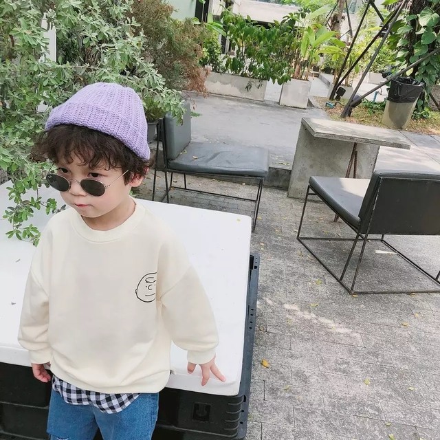 新商品 予約注文 Snoopyロングtシャツ 韓国子供服 Kuhi03