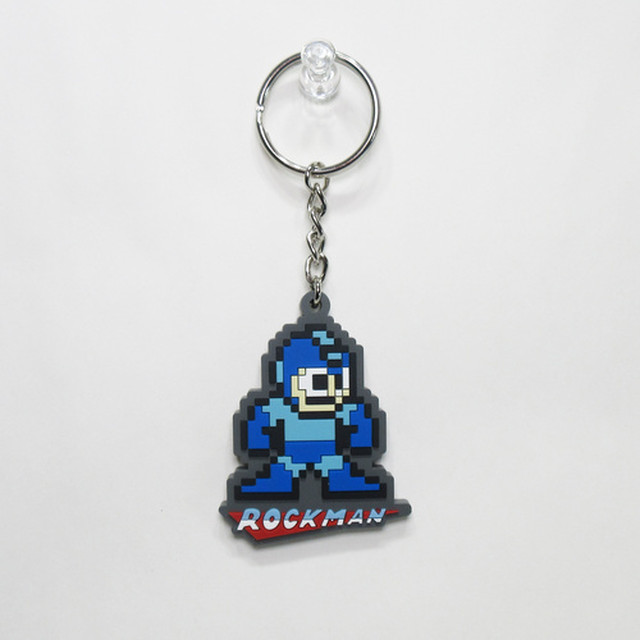 ロックマンラバーキーチェーン(立ち)