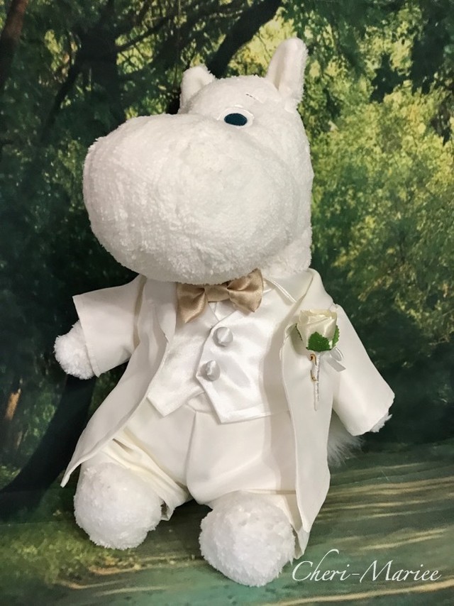 フルオーダー 身長50cm前後のぬいぐるみ用タキシード ぬいぐるみドレス専門店 シェリーマリエ