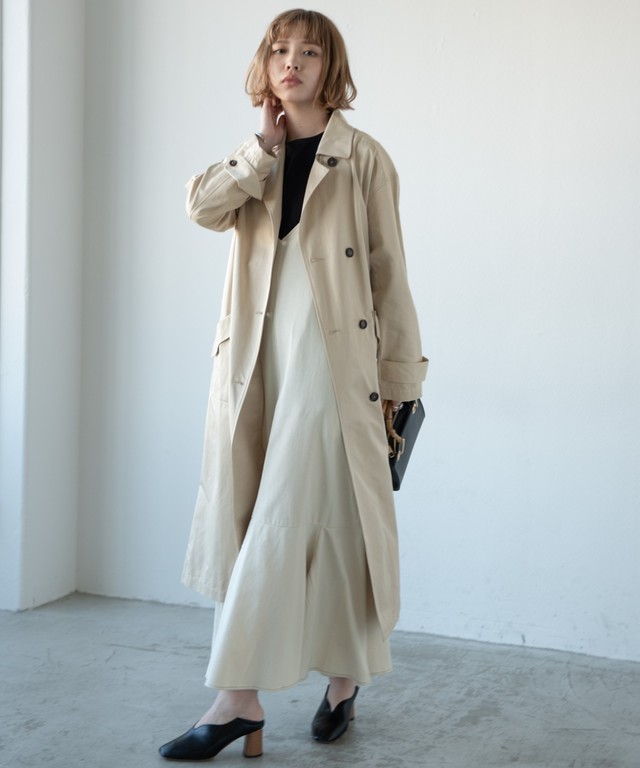 スタンドカラートレンチコート Beg Aunt Marie S