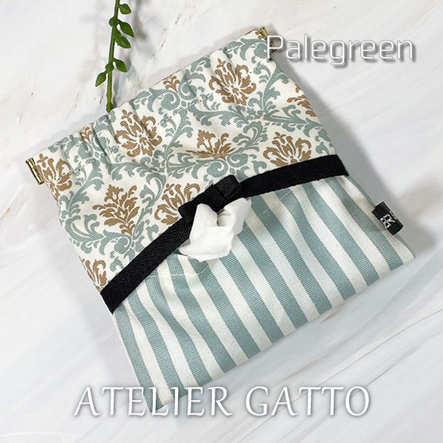 フラットポーチ ティッシュケース付き Atelier Gatto